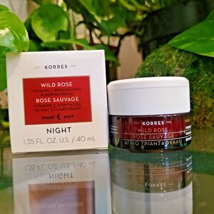 Korres Wild Rose Vitamin C Brightening Sleeping Facial Sleep Mask Cream Face NiB